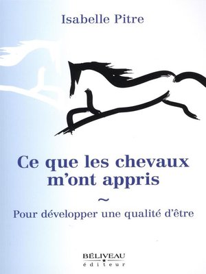 cover image of Ce que les chevaux m'ont appris